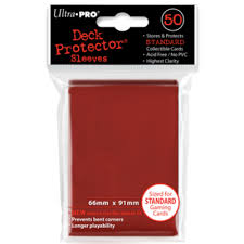 50ct Red Standard Deck Protectors